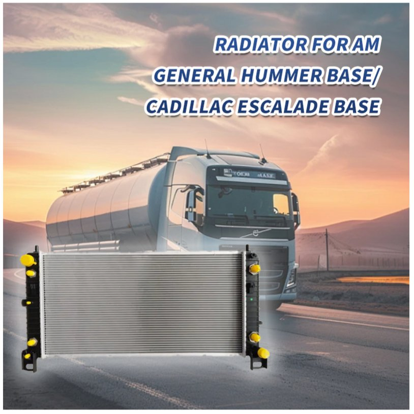 Hummer Base Cadillac Escalade Base Engine Spare Parts Auto Engine Cooling Aluminum Radiator Enhancing Truck Fuel Efficiency
