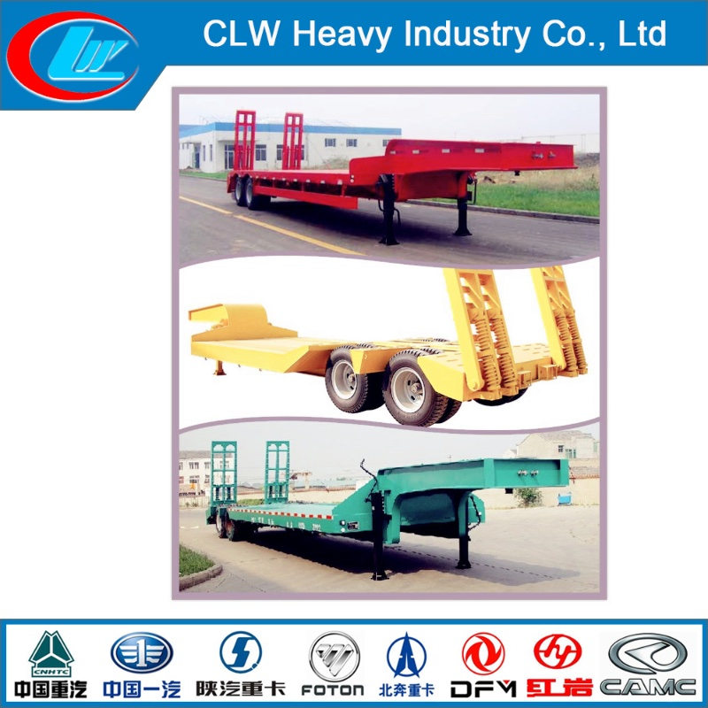 Good Quality Low Flatbed Truck for Container Transport