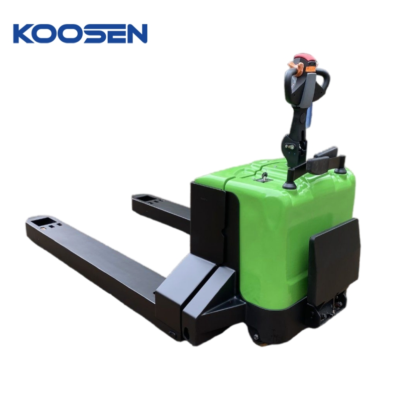 Koosen Heavy-Duty Stand Uo Model Electric Pallet Truck