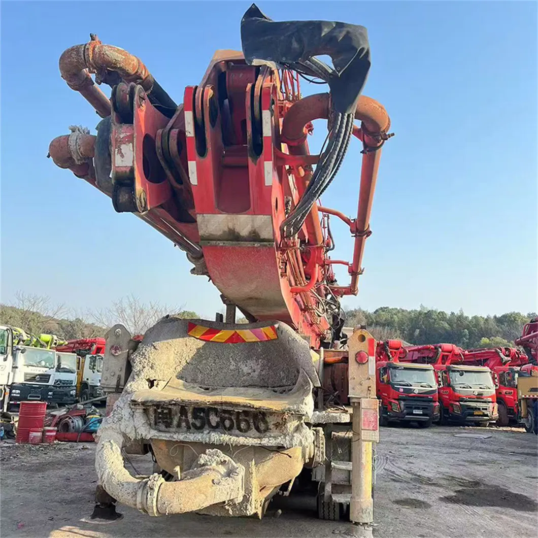 Concrete Pumper Used Truck System Powered by Sany Second Hand Cement Boom Pump