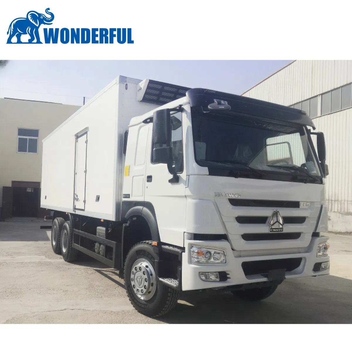 Sinotruk HOWO 10 15ton 4X2 6 Wheel Weichai Refrigerated Cooling Freezer Ice Cream Milk Meat Food Box Cargo Food Transport Refrigerator Van Truck