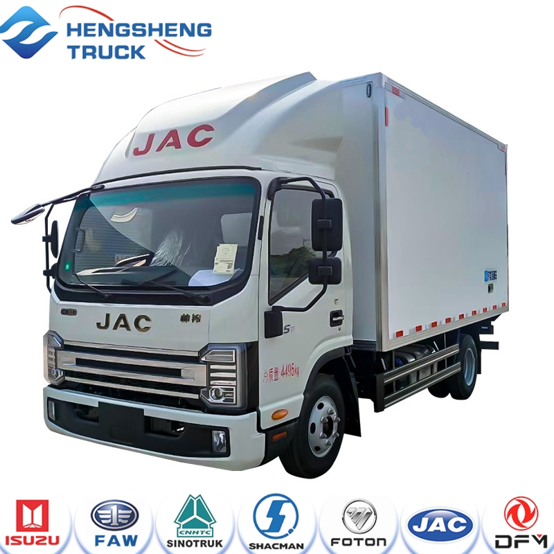 JAC Dongfeng Foton Box Truck 4*2 6*2 Light Refrigerated Transport Vehicle Van