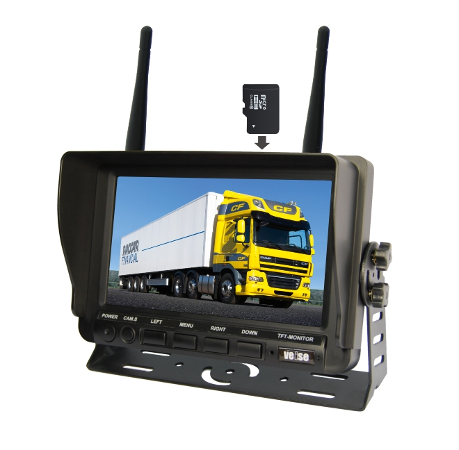 1080P DVR Waterproof Wireless Reversing Monitor System for RV/Truck/Semi-Trailer/Box Truck