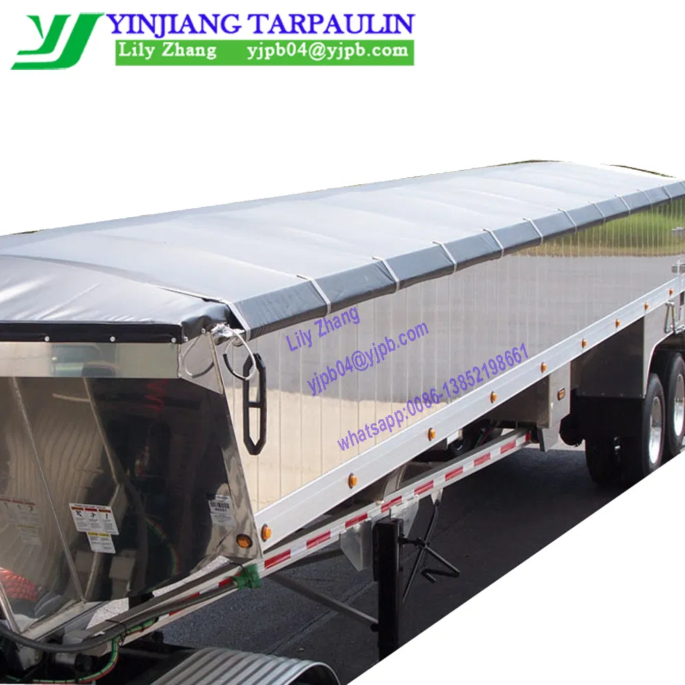 Factory Direct Sale PVC Dump Trailer Truck Mesh Cable Tarp System