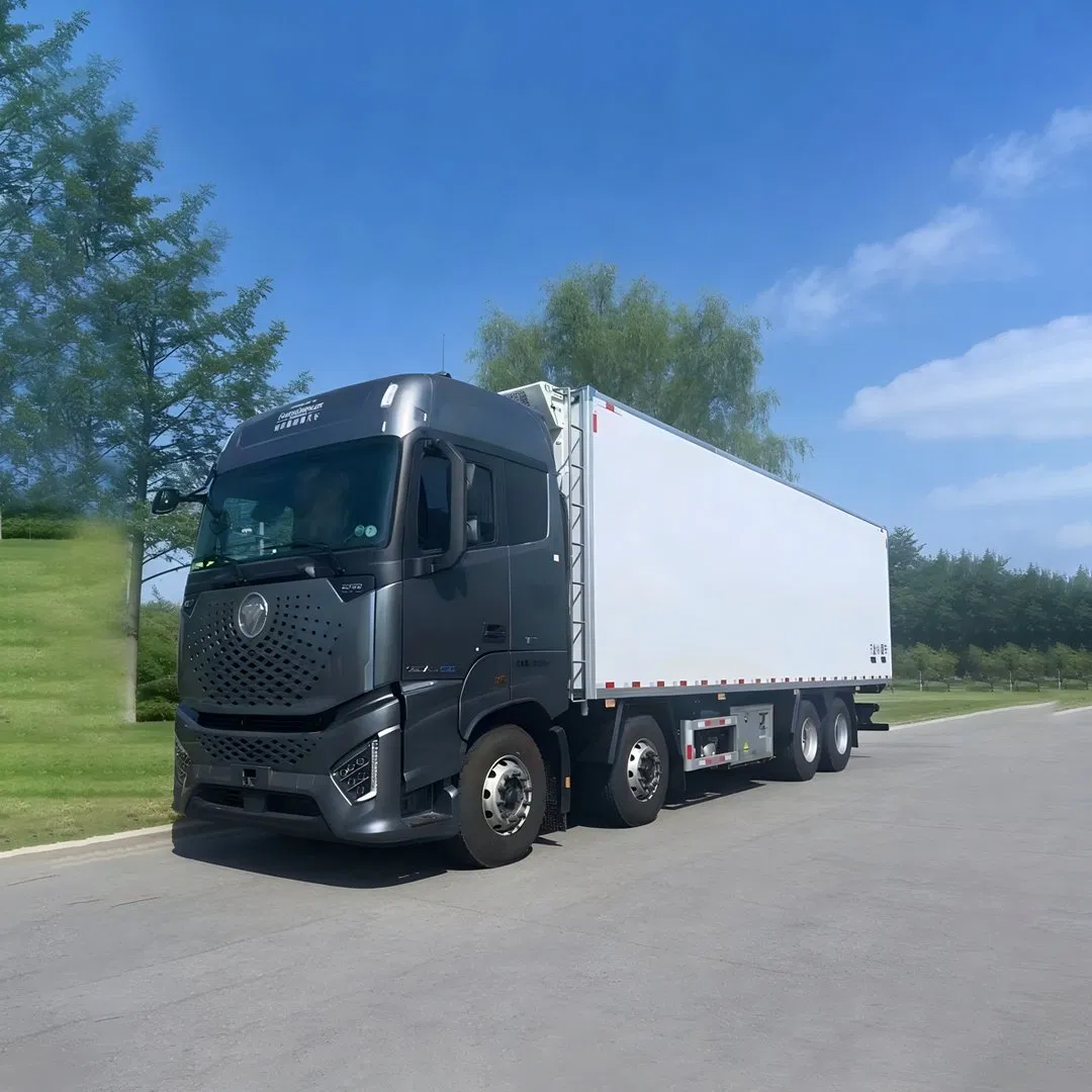 Foton Auman Galaxy 490 Camion Refrigere 8X4 60m³ 25t Large Capacity Van Refrigerator Cargo Vehicle Refrigerated Truck Cooling Lorry Cold Chain Reefer Trailer