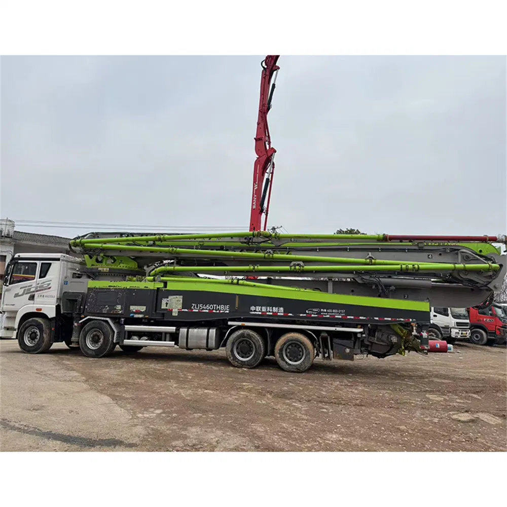 Used Xugong Truck-Mounted 57m 59m 60m 67m Boom Pump System Integrated with Zoomlion Control Technology