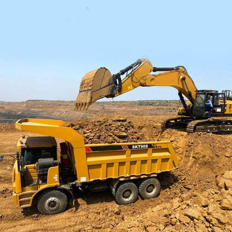 Heavy Frame Large Rigid Haul Giant Mining Dump Truck Compact Open Body with Engine &amp; Gearbox 61m Capacity 90t Load Weight