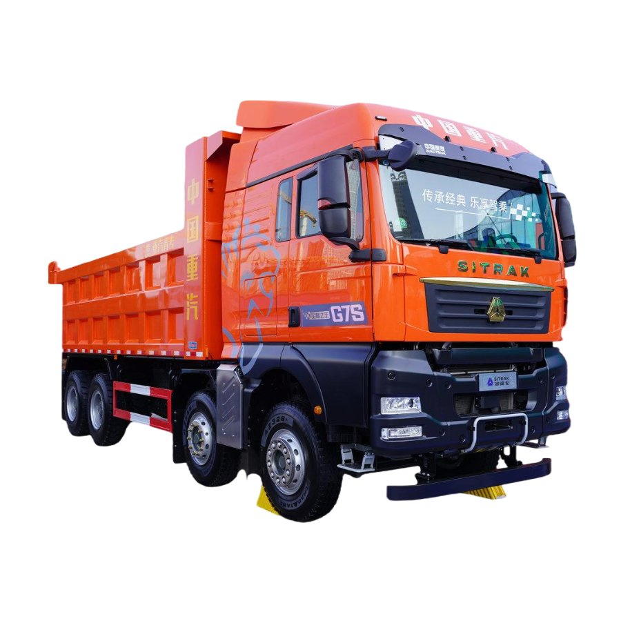 Sitrak G7s 580HP 12.4L 8X4 Used Dump Truck Hydraulic for Construction Site