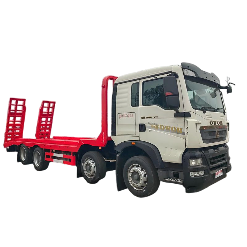 8×4 Heavy Duty HOWO Flatbed Truck for Large Machinery Transport Durable