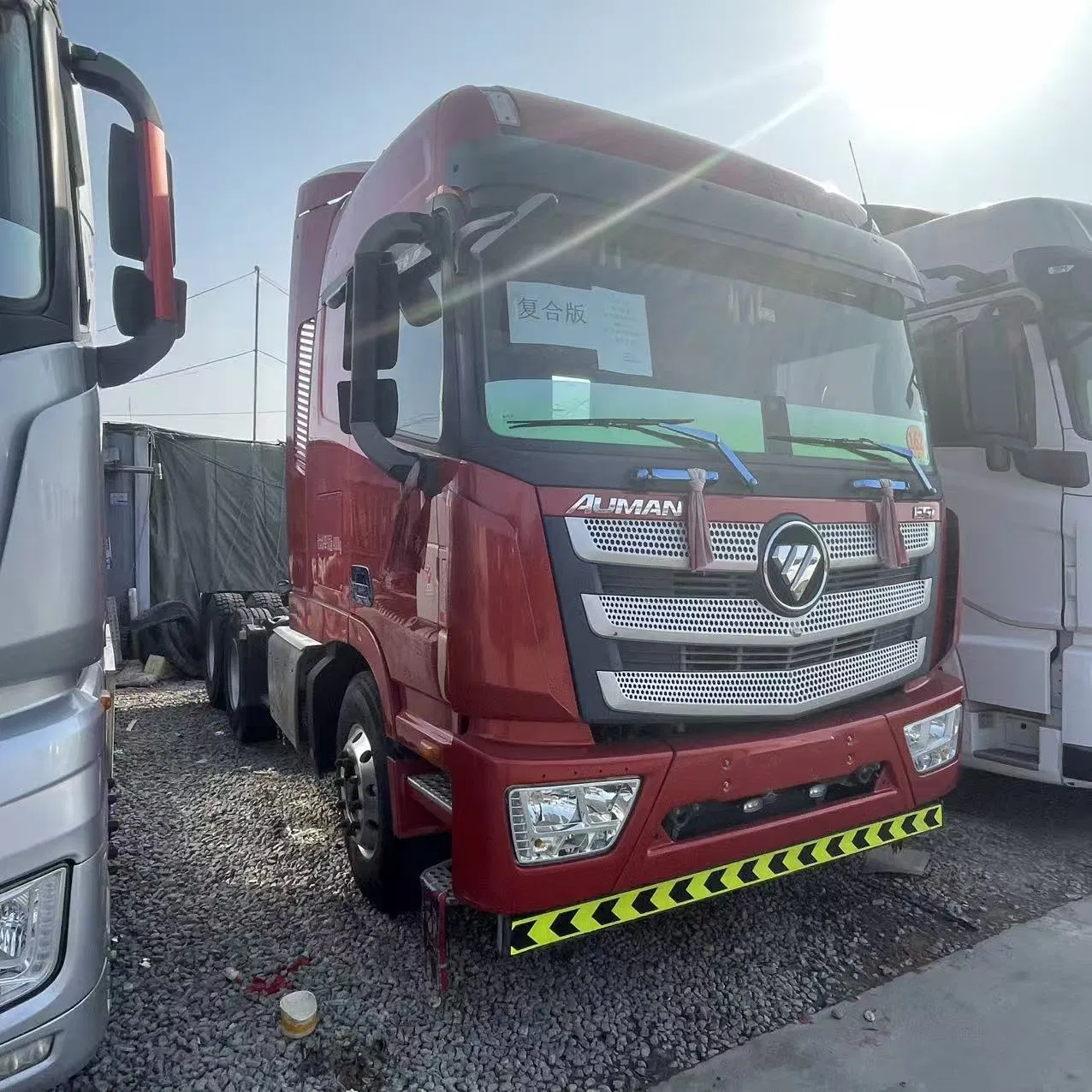 Second-Hand Foton Gtl Tractor Truck Euro III/IV/V Diesel Fuel Left Drive Heavy Duty Tipper Truck for Mining Construction and Long Haul Transport Export Ready