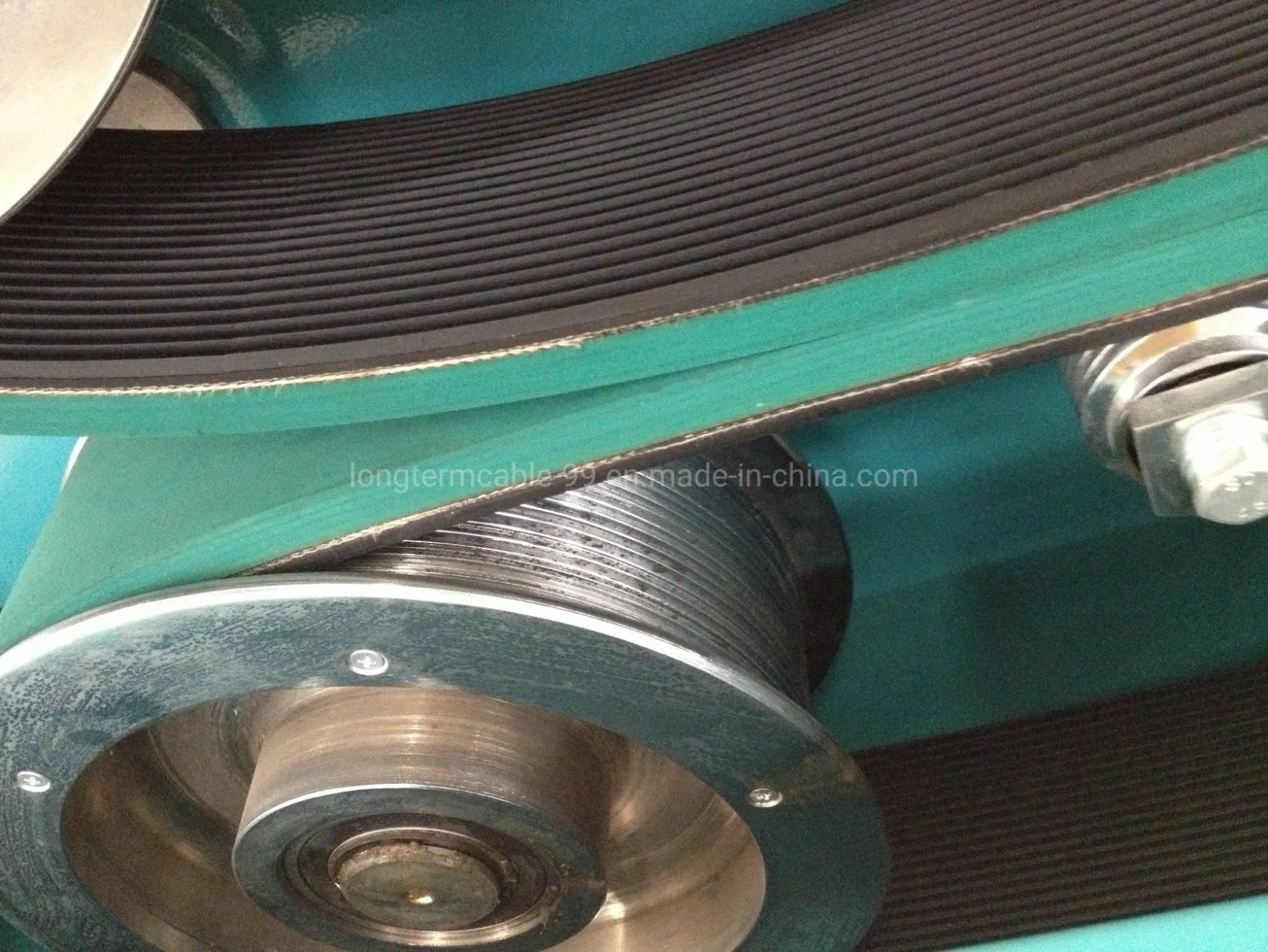 Fiber Wire Cable Wire Pulling Unit with Two Driven Belts