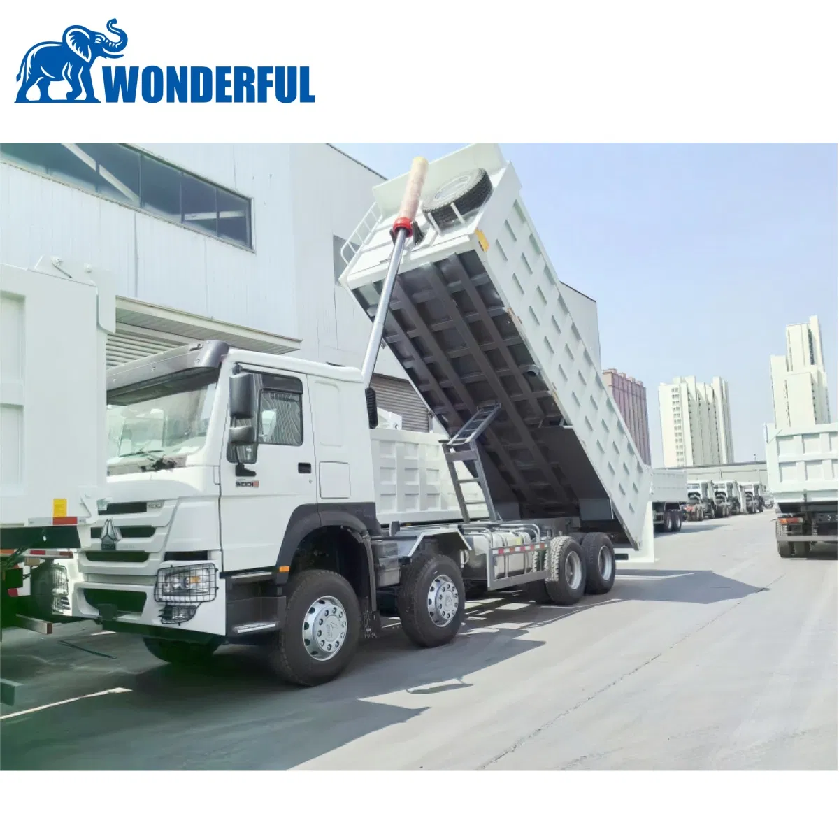 Low Price China Cheap Sinotruk HOWO 4X2 371HP 400HP Coal Crane Box New Small Mini Lorry Stake Flatbed 3 5 6 8ton Transport Trucks Light Cargo Van Box Truck