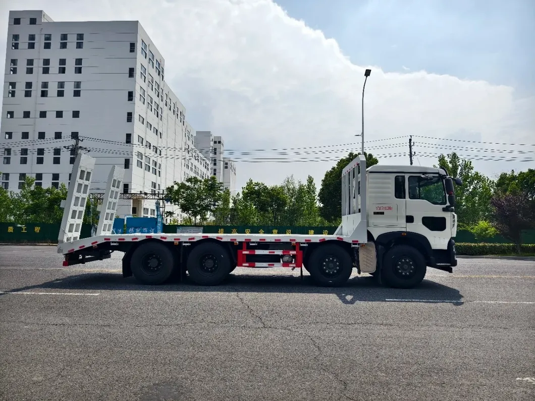 Flatbed Lorry Cargo Truck View 3
