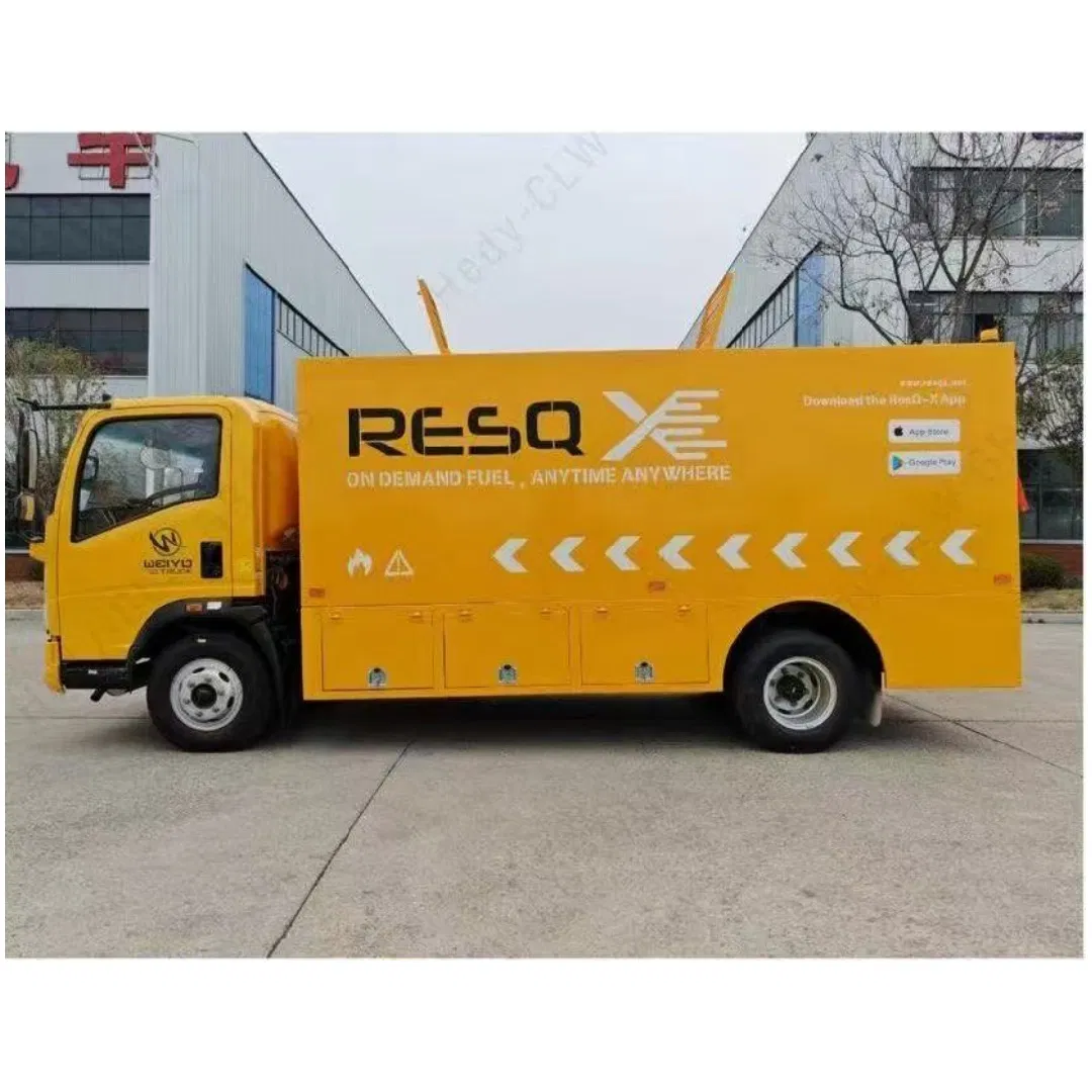 HOWO Cafu Mobile Refueling Truck Operation Compact Flexible Custom Coating Logo Dual Tank Diesel &amp; Petrol Urban Fuel Delivery for Philippines