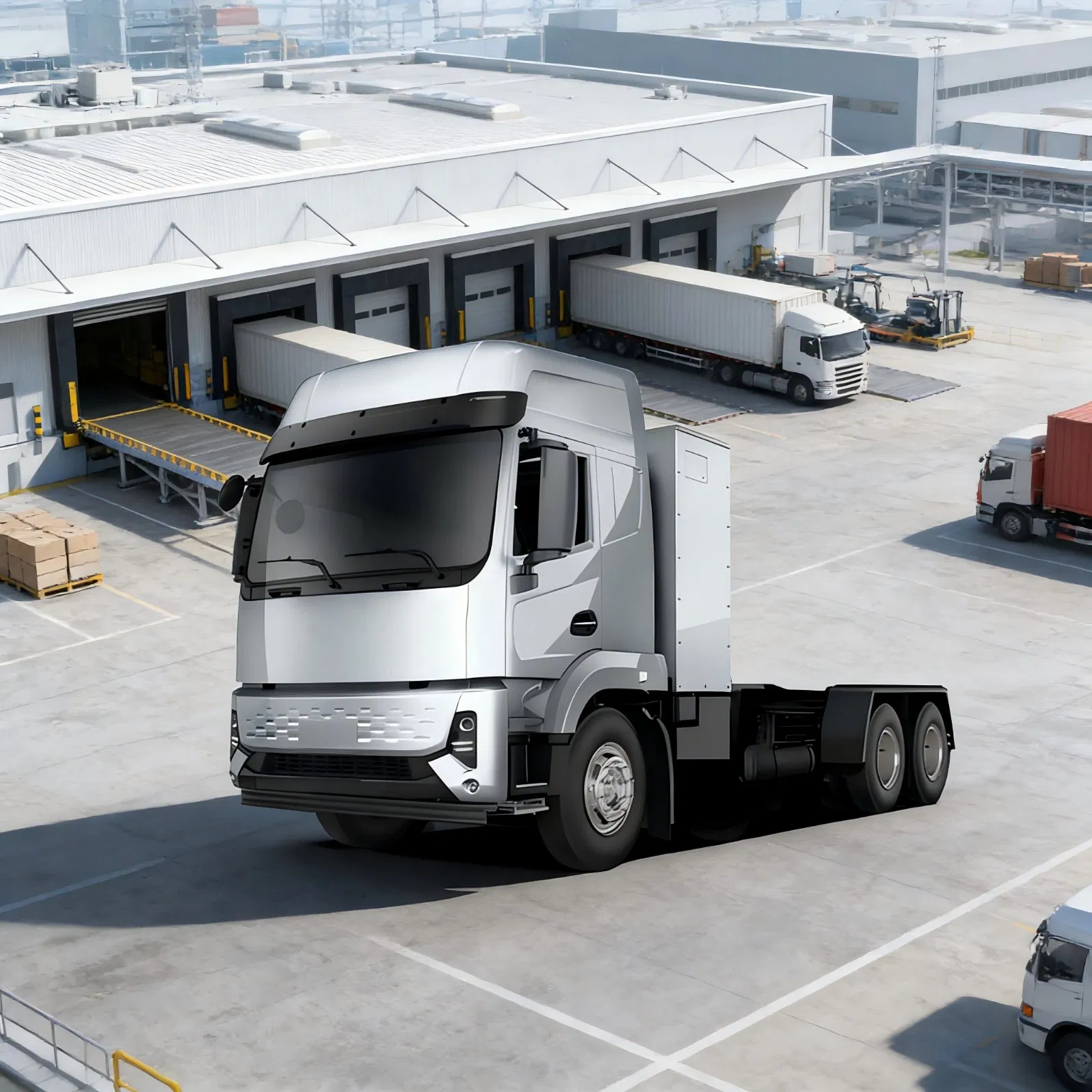 Eco Friendly Pure Electric Heavy Duty Truck