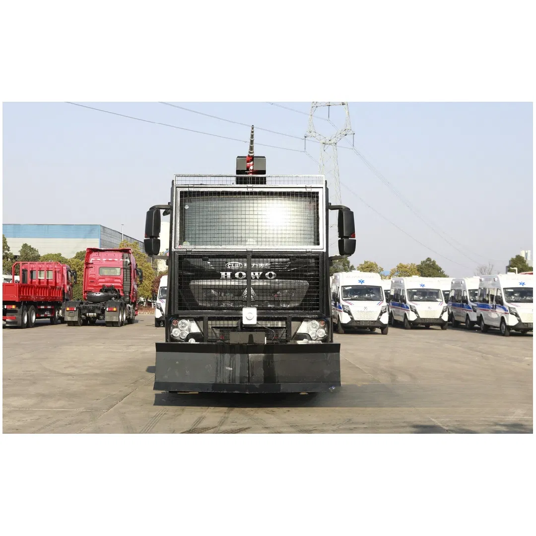 Cnhtc Class II Fire Chassis Refitted 11cbm HOWO 25t Anti-Riot Water Cannon Vehicle Anti-Terrorism Riot Control Truck