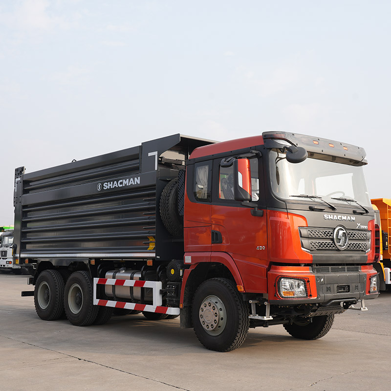 Heavy Dump Truck Shacman X3000 6×4 Tipper 430HP Mining Construction Red