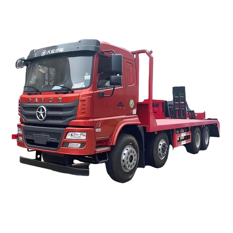 Dayun 8×4 Container Transport Flatbed Truck with 8m Flatbed for Port Logistics
