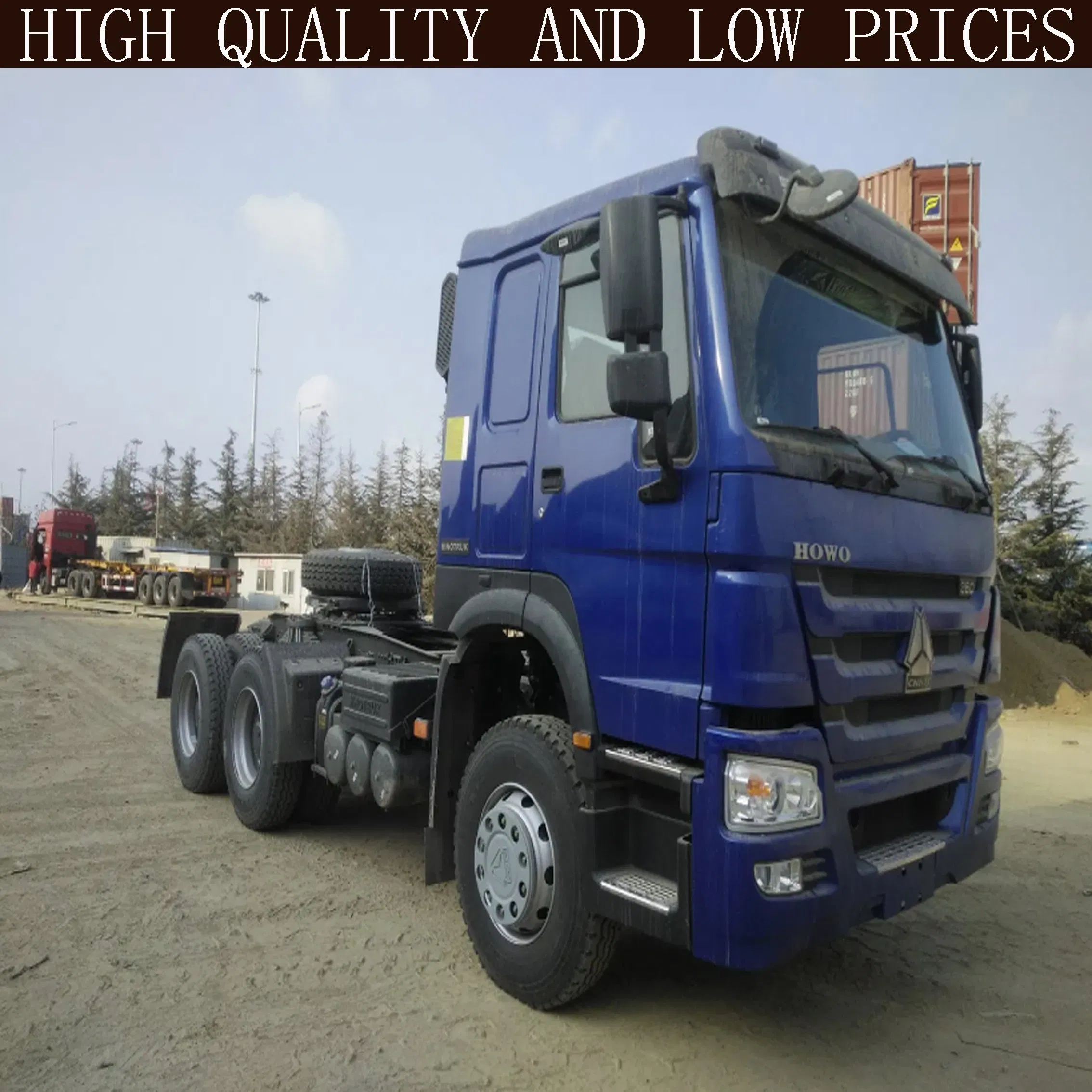 440HP 6X4 HOWO Tractor Truck Head with Noise-Reducing Fan Durable Clutch Pump Application Scope: Rural Highway Service Dump Transport