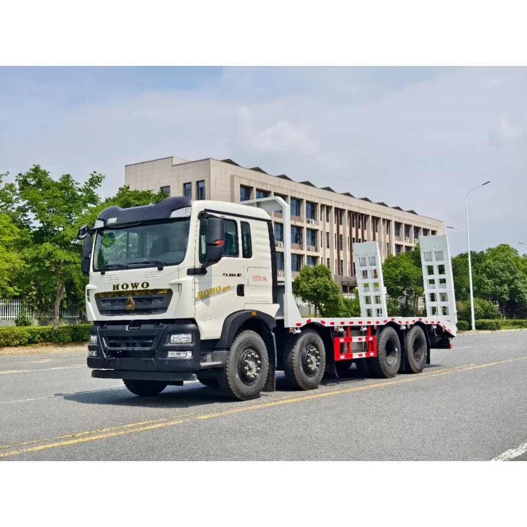 HOWO 8*4 Flatbed Lorry Cargo Truck for Light/Heavy Duty Goods Transport Truck