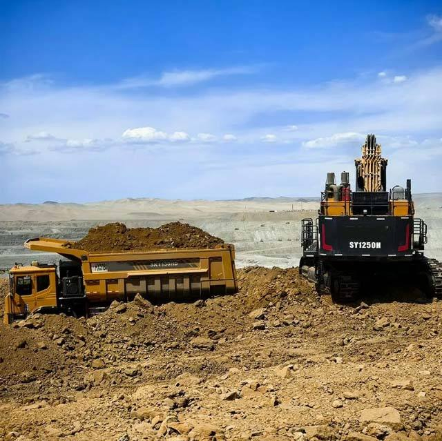 Heavy Frame Large Rigid Haul Giant Mining Dump Truck Compact Open Body with Engine &amp; Gearbox 61m Capacity 90t Load Weight