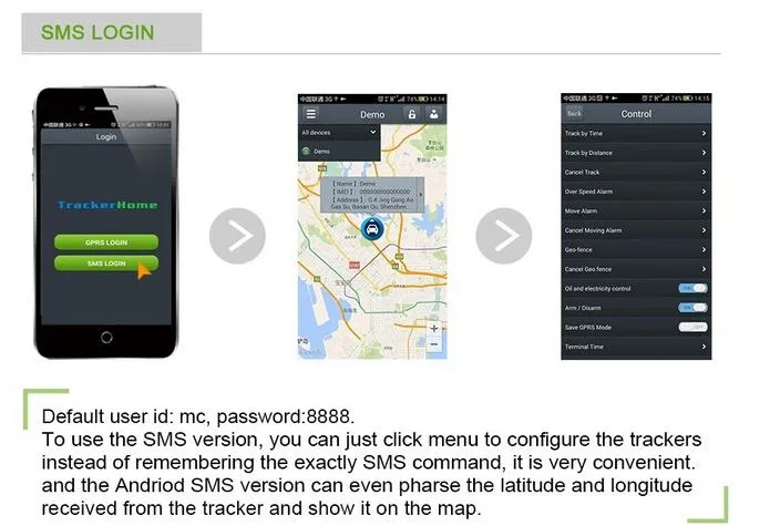 GPS Tracker Front View
