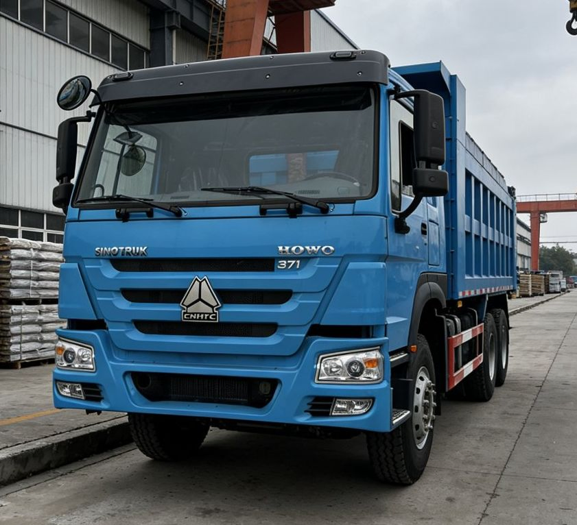 HOWO 8X4 Radial Tyre Dump Truck for Construction Projects