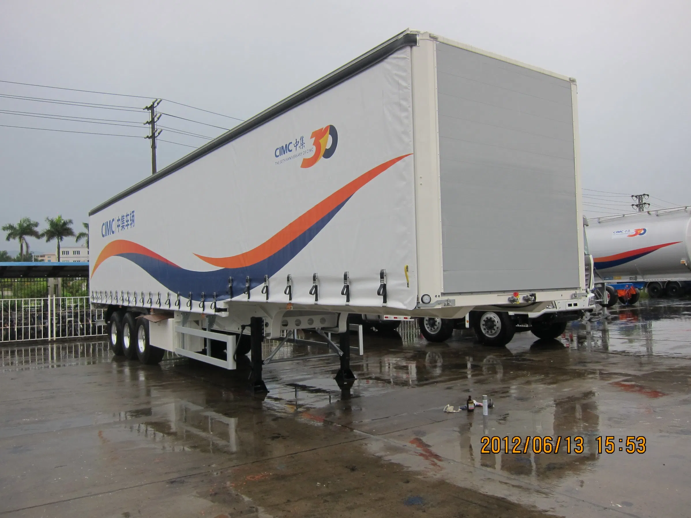 Good Quality Tarpaulin Transport Semi Trailer Advertising Side Curtain Systems