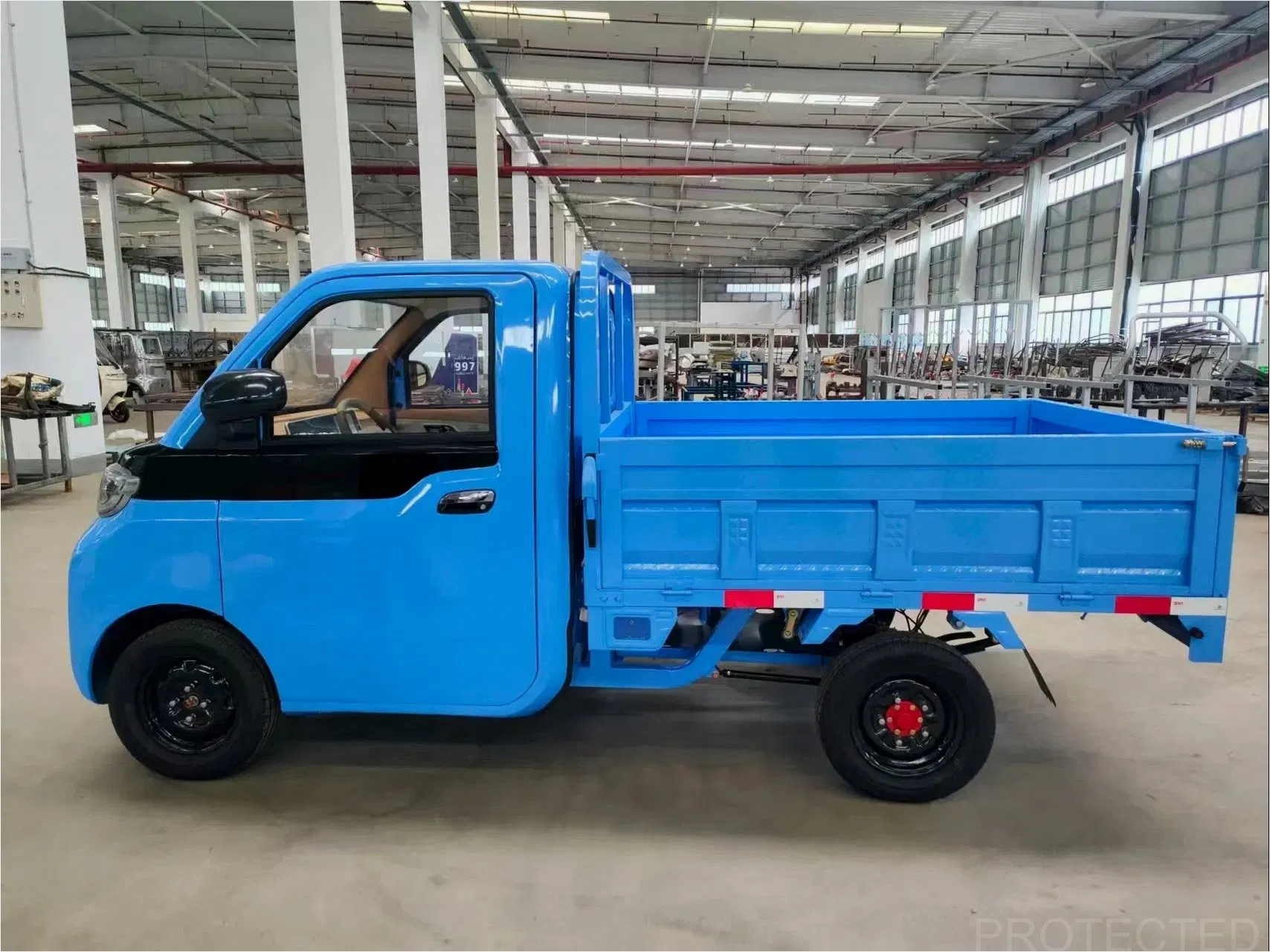 Battery Electric Vehicle (BEV) 2-Seater Mini Pickup Truck for Urban Delivery, EEC Certified with Lithium Battery, Factory Price