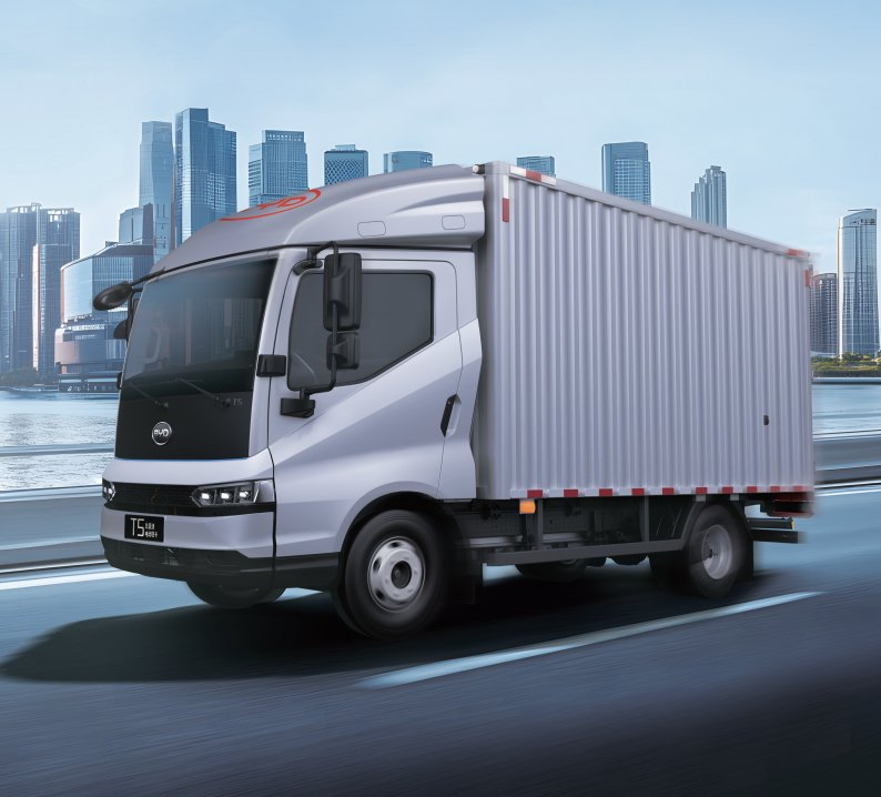 Higher Power and Faster Charging Byd's Pure Electric Range of 150km All-Electric Urban Logistics and Distribution Van-Mounted Light Truck