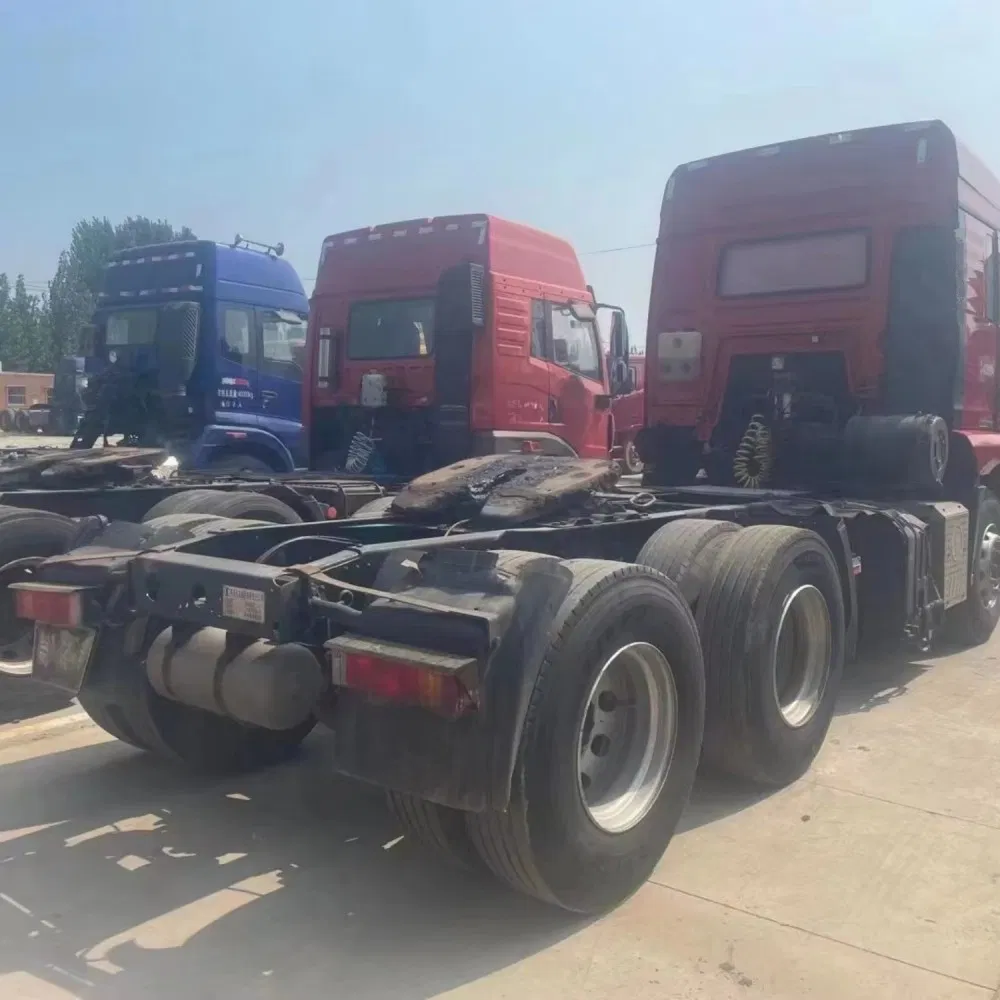 Used Shacman Tractor Truck 6X4 Heavy Duty Electric Tractor Weichai Engine Diesel Fuel Manual Left Camera-Camc Truck China