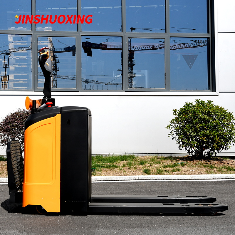 2-5 Ton Heavy-Duty Stand-on Battery Electric Pallet Truck Jack