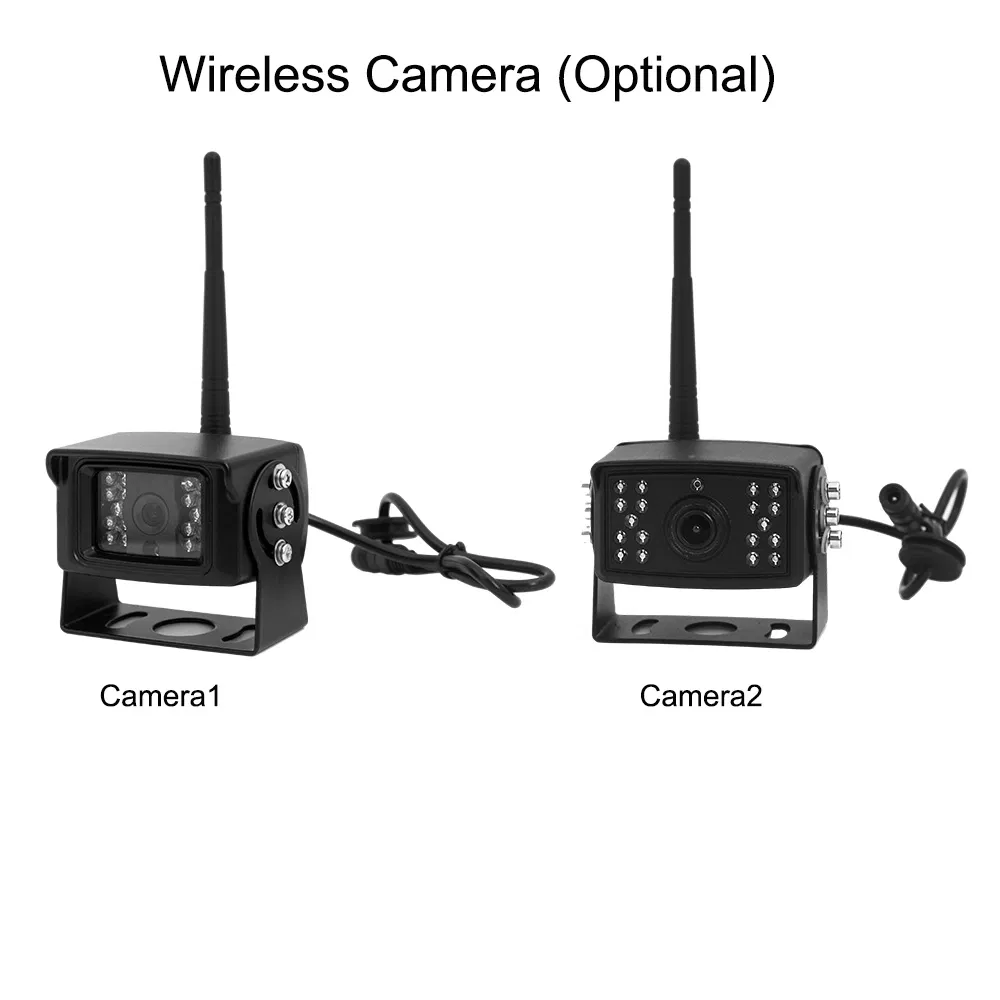 DC12-24V Semi-Trailer 7" Waterproof Wireless Observation Camera System