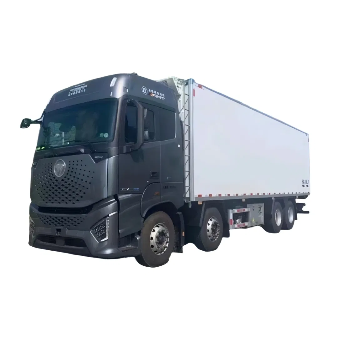 Foton Auman Galaxy 490 Camion Refrigere 8X4 60m³ 25t Large Capacity Van Refrigerator Cargo Vehicle Refrigerated Truck Cooling Lorry Cold Chain Reefer Trailer