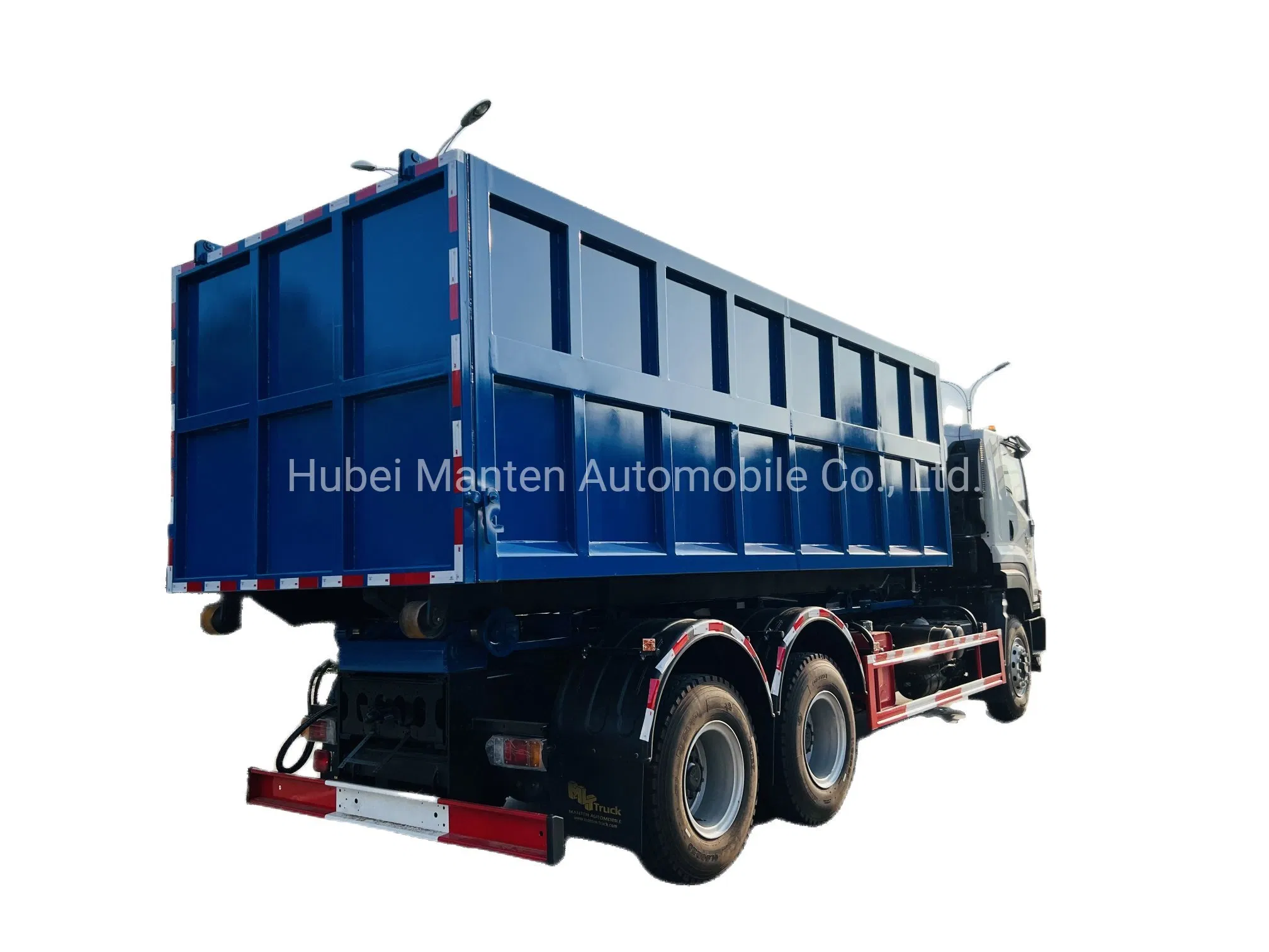 Isuzu Giga Hydraulic Lifter Bin Garbage Truck with Roll Arm Container for Transport Garbage