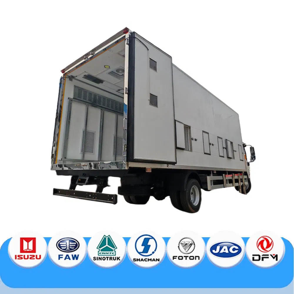 Sinotruk Jmc JAC Foton Small Cold Refrigerator Freezer Refrigerated Commercial Van Box Cargo Mobile Food Light Transport Truck Reefer Price for Sale