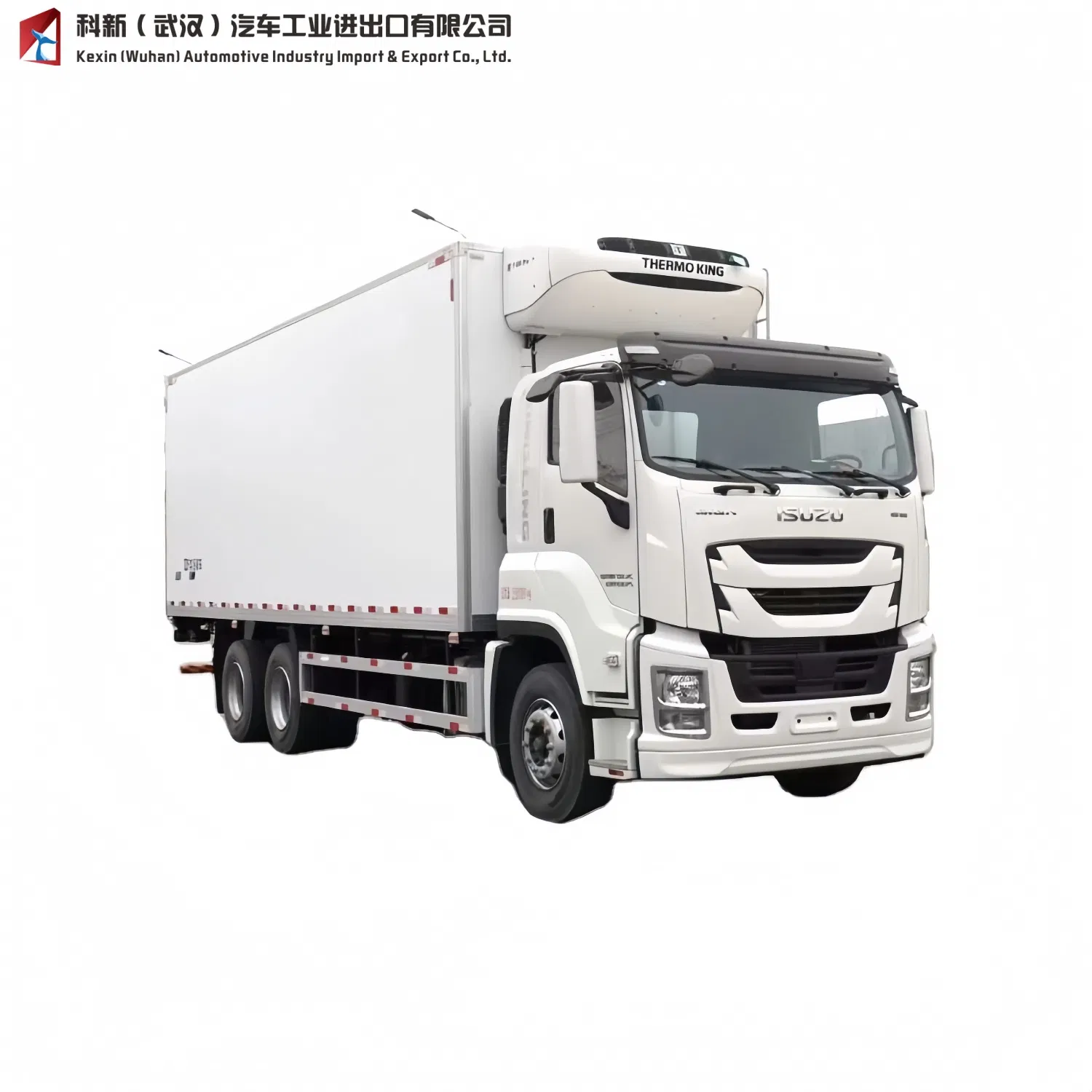 Euro 5 Qinglin G Isuz U Giant Coffee 6.8-Meter Refrigerated Truck New Diesel Vegetables Fruits Meat Transport Cold Chain Storage
