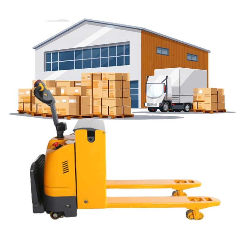Heavy-Duty Electric Pallet Truck Forklift with Reliable Battery
