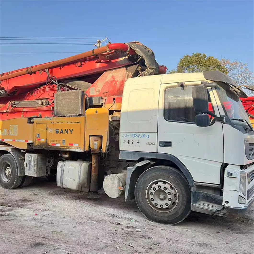 Concrete Pumper Power Pump Truck Featuring Sany Used Cement Boom Pump System