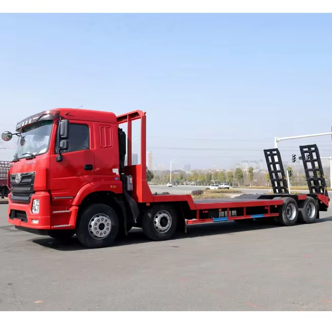 Dongfeng HOWO Shacman FAW Extendable Width Flatbed Truck for Oversized Equipment Transport Heavy Machinery Loading Wide-Body Cargo Hauling