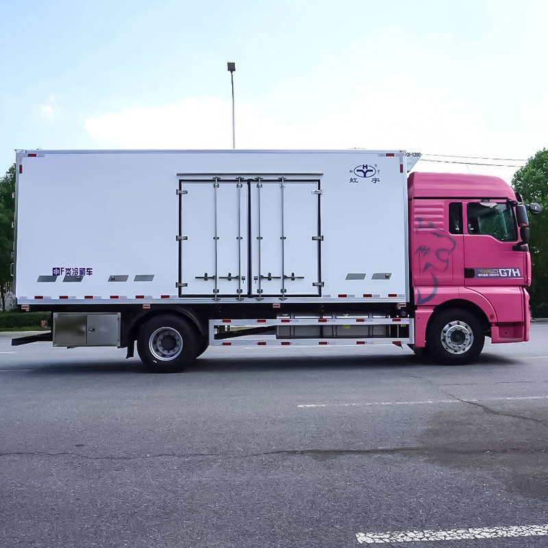 HOWO Isuzuuu Dongfeng Sinotruk Heavy-Duty Foton Auman Galaxy Box Van Large Transport Refrigeration Unit Refrigerated and Insulated Truck for Fresh Produce