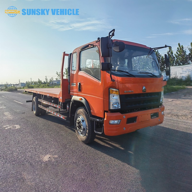 HOWO 4X2 Flatbed Truck for Heavy-Duty Cargo Transport