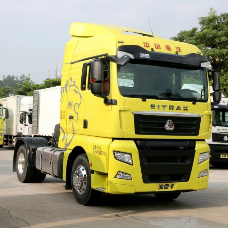 HOWO Upgraded Model Sinotruk Sitrak G7 Tractor Truck 400-510HP Man Technology Zf Amt Low Fuel Consumption Heavy-Duty Long-Haul Bulk Cargo Mining Transport