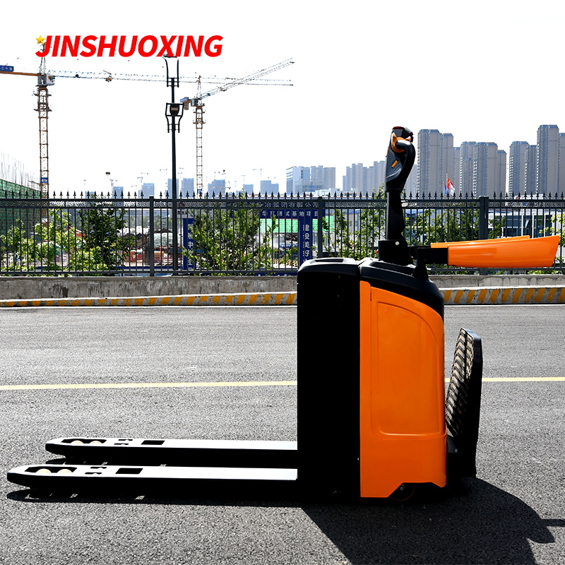 2-5 Ton Heavy-Duty Stand-on Battery Electric Pallet Truck Jack