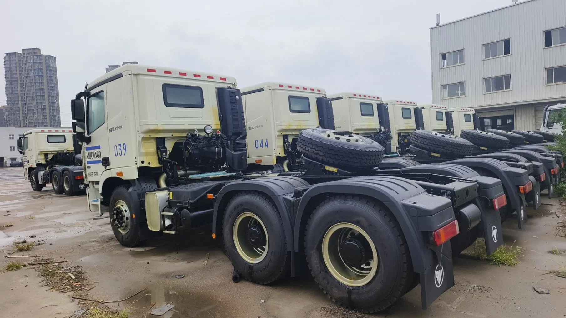 Foton Auman Gtl-E Heavy-Duty Tractor Truck 6X4 New Energy Electric/Hybrid Power Long-Haul Logistics Container Transport Green Cargo High-Efficiency Eco-Friendly