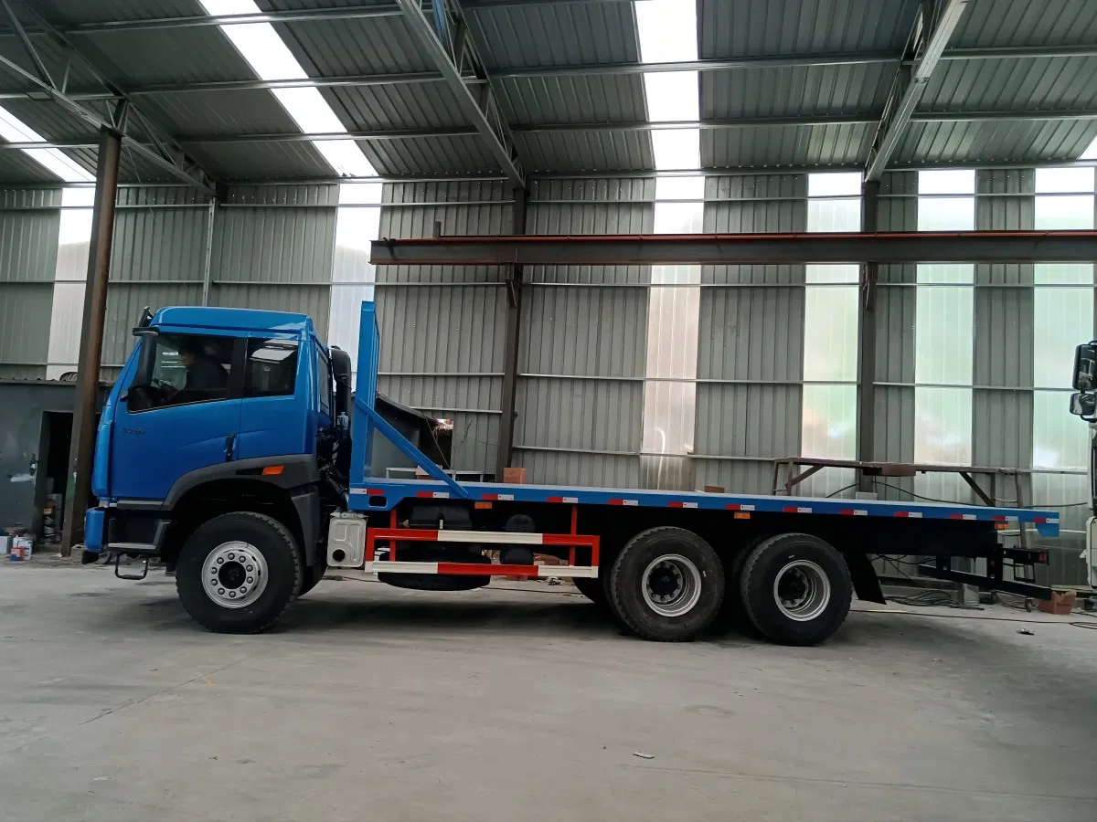 Transport bricks 20 tons 6x4 flatbed truck for sale