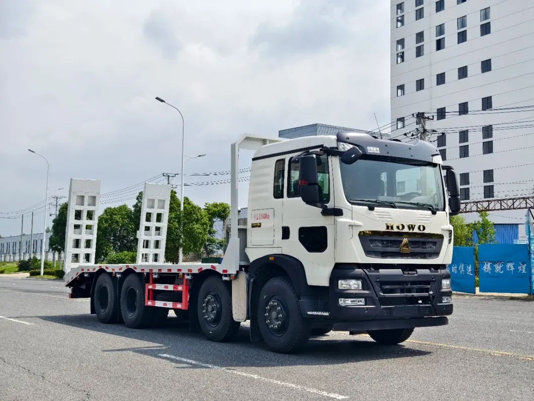 Flatbed Lorry Cargo Truck View 2