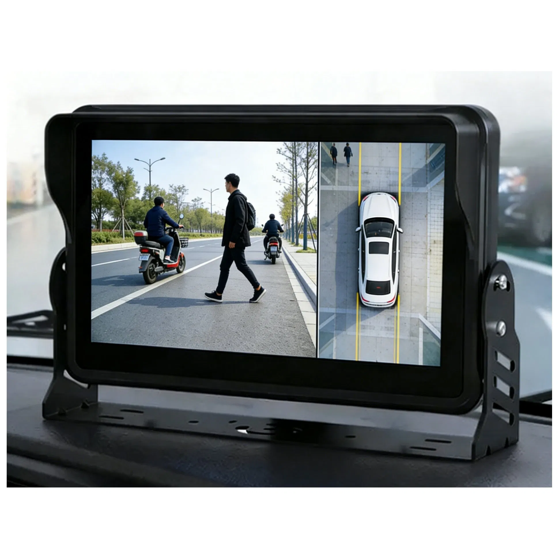 10 Inch Touch Screen Monitor 4G Dump Truck Backup Camera System Bsd Blind Spot Detection with Loop Recording Factory Direct Supply