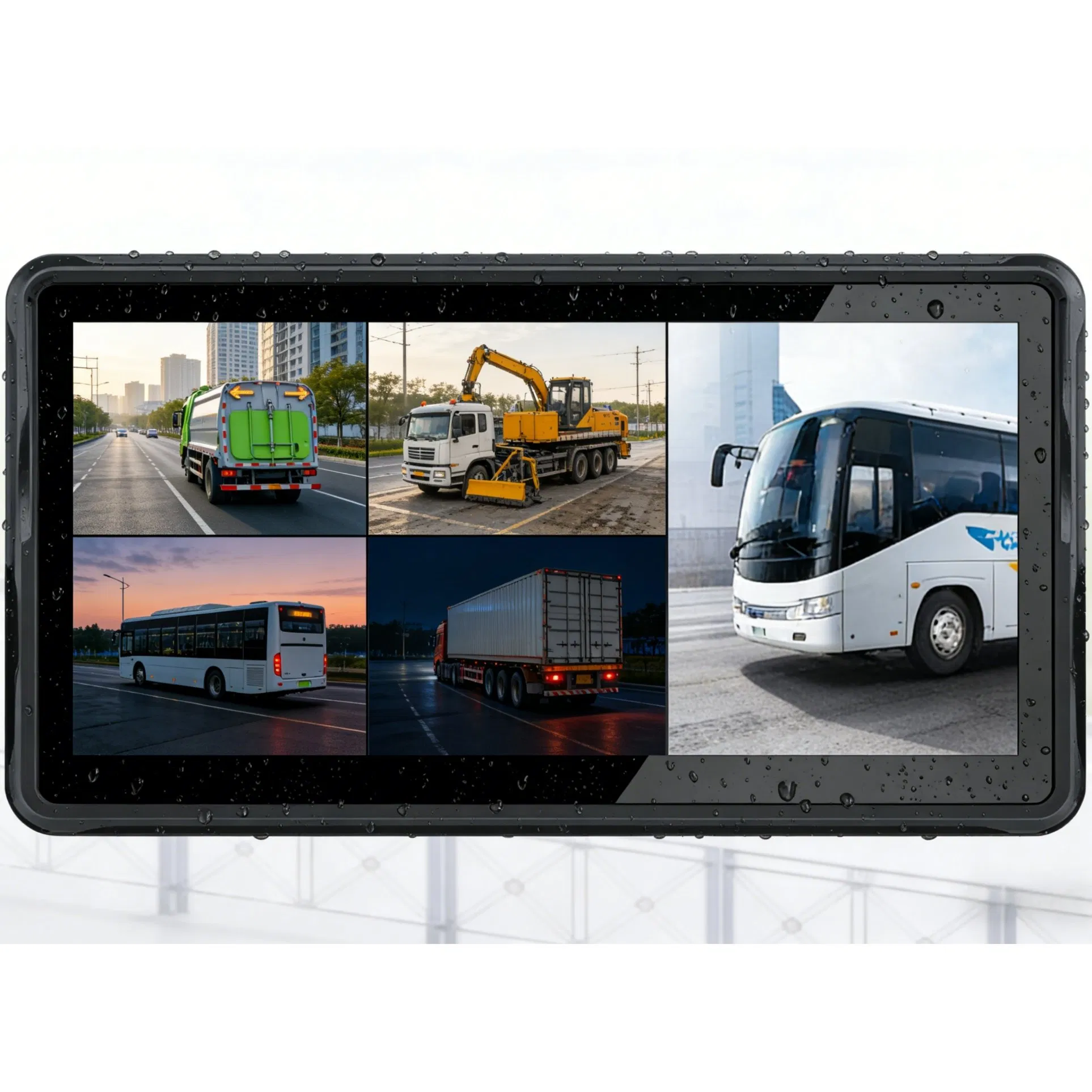 Waterproof 10 Inch Touch Display 4G Mining Truck Camera Reversing System with Blind Spot Detection &amp; DVR Recorder Adas DMS