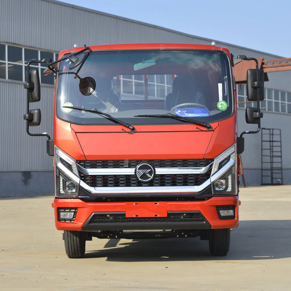 High Safety Kmc1067D4 Flatbed Cargo Transport Diesel Truck for on-Site Repair Service